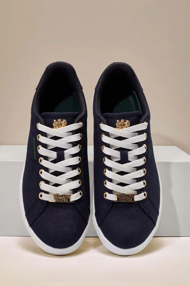 Holland Cooper Trainers Women Chelsea Court Trainer Ink Navy