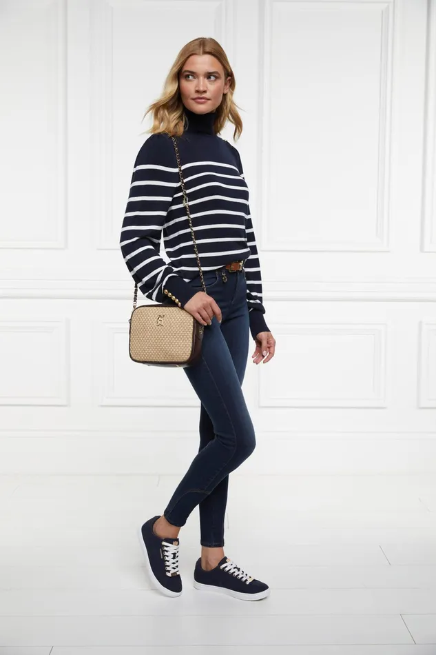 Holland Cooper Trainers Women Chelsea Court Trainer Ink Navy Holland Cooper Trainers Women Chelsea Court Trainer Ink Navy