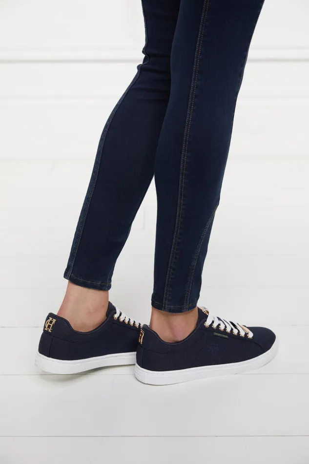 Holland Cooper Trainers Women Chelsea Court Trainer Ink Navy Holland Cooper Trainers Women Chelsea Court Trainer Ink Navy