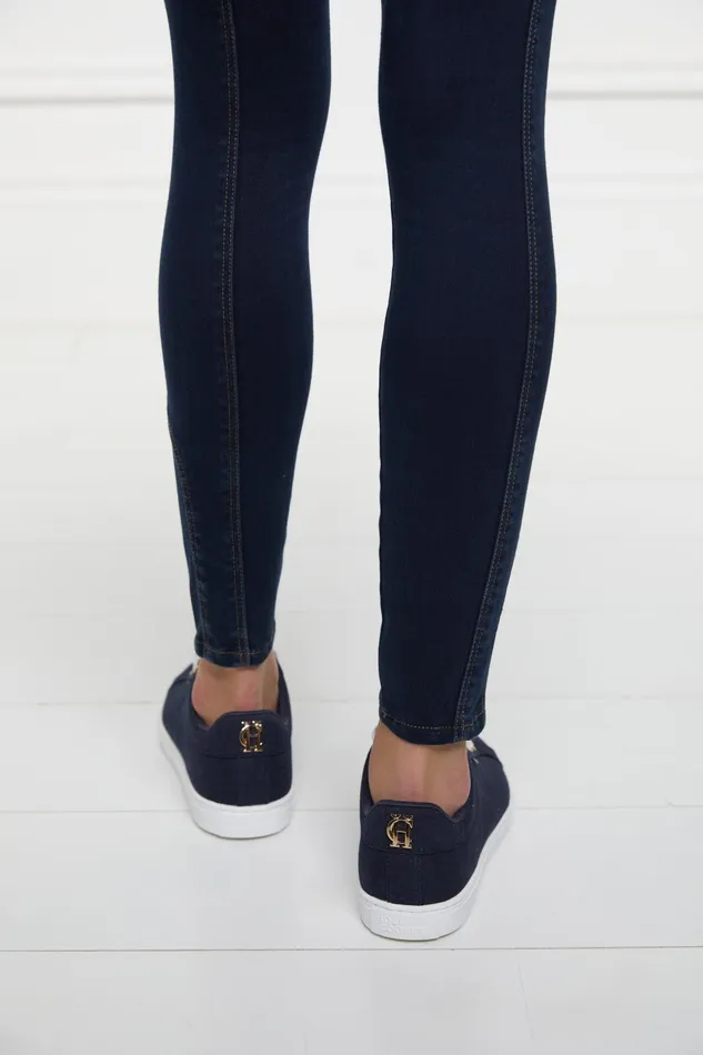 Holland Cooper Trainers Women Chelsea Court Trainer Ink Navy Holland Cooper Trainers Women Chelsea Court Trainer Ink Navy