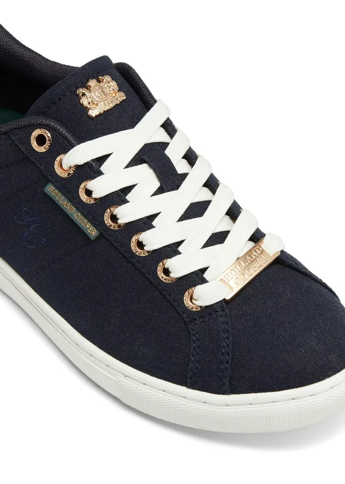 Holland Cooper Trainers Women Chelsea Court Trainer Ink Navy Holland Cooper Trainers Women Chelsea Court Trainer Ink Navy
