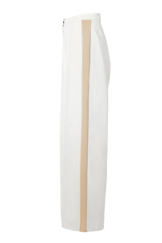 Holland Cooper Trousers Women Wide Leg Pant Natural Holland Cooper Trousers Women Wide Leg Pant Natural