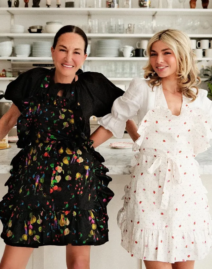 Home Women Cynthia Rowley CR X Kit Ruffle Apron
