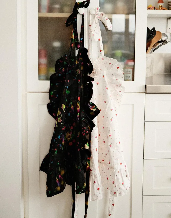 Home Women Cynthia Rowley CR X Kit Ruffle Apron