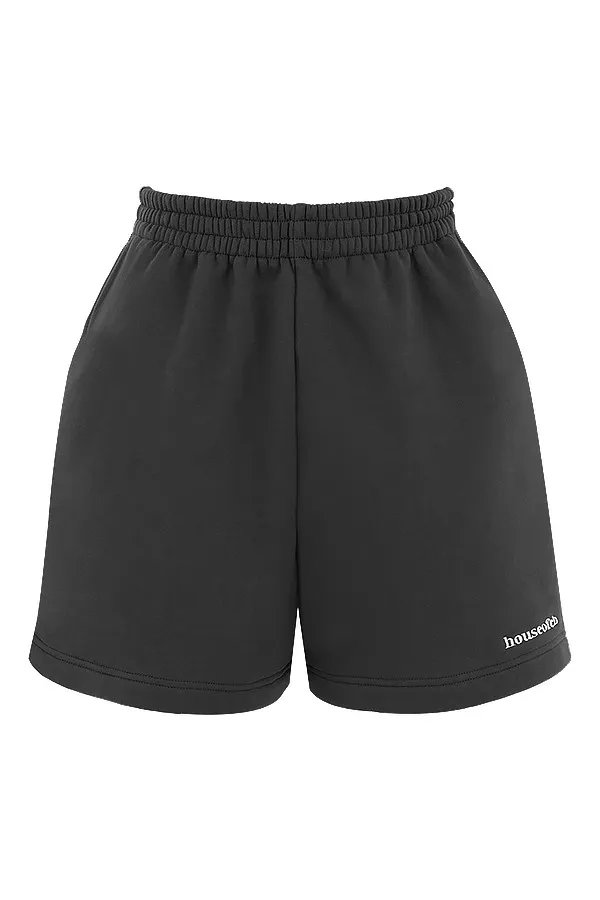 House Of CB AudenCharcoal Jersey Track Shorts 8211 SALE Charcoal Women Sweats
