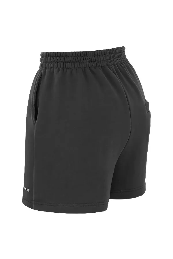 House Of CB AudenCharcoal Jersey Track Shorts 8211 SALE Charcoal Women Sweats