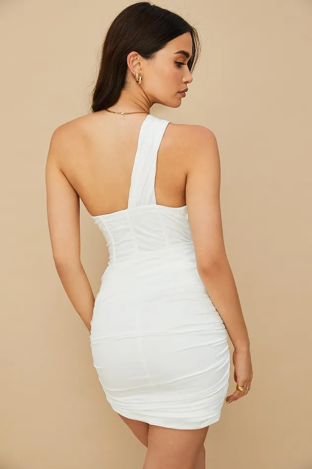 House Of CB ClementineWhite Cut Out Mini Dress 8211 SALE White Women Bodycon Dresses