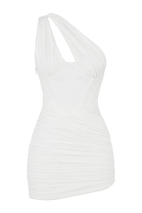 House Of CB ClementineWhite Cut Out Mini Dress 8211 SALE White Women Bodycon Dresses