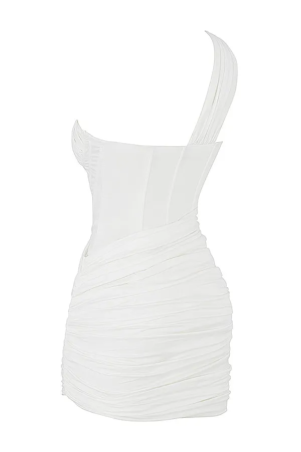 House Of CB ClementineWhite Cut Out Mini Dress 8211 SALE White Women Bodycon Dresses
