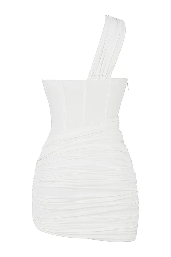 House Of CB ClementineWhite Cut Out Mini Dress 8211 SALE White Women Bodycon Dresses