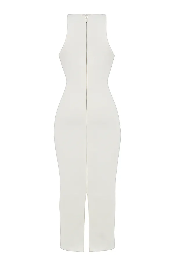House Of CB EleanoraIvory Plunge Maxi Dress Ivory Women Bodycon Dresses