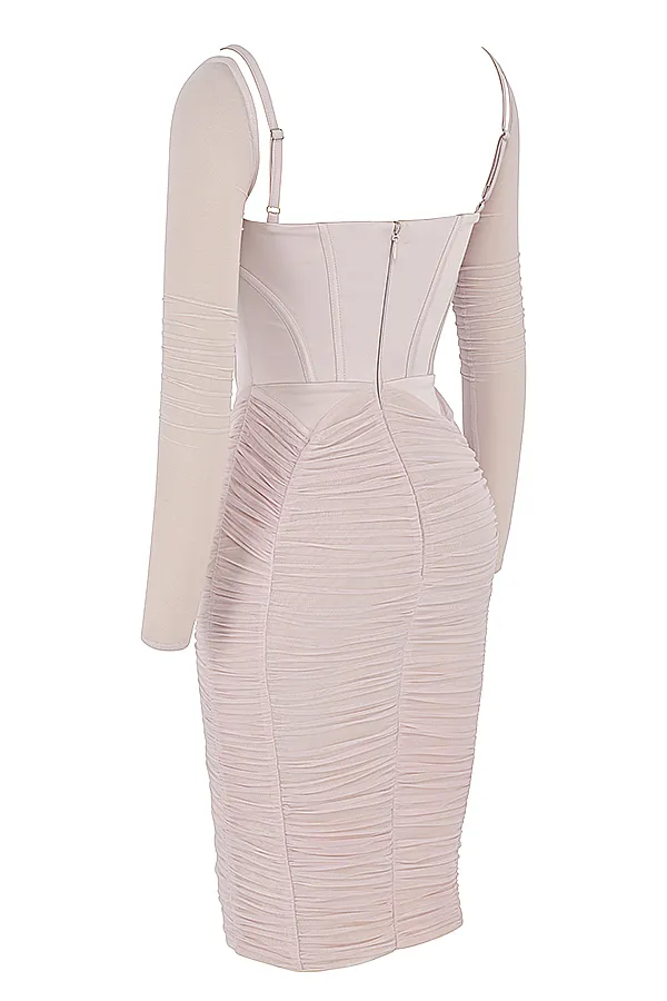 House Of CB FreyjaCrystal Gathered Corset Dress 8211 SALE Crystal Women Bodycon Dresses