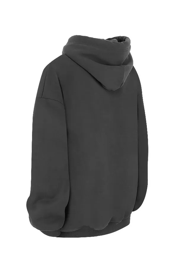 House Of CB HaloCharcoal Oversized Hoodie Charcoal Women Sweats