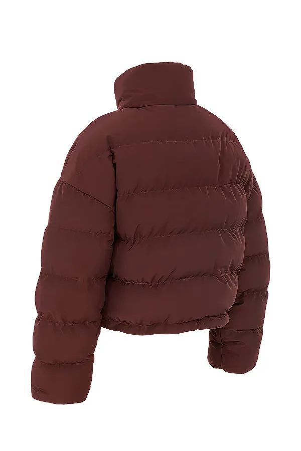 House Of CB HeroChocolate Oversized C Shape Puffer Jacket 8211 SALE Chocolate Women Outerwear