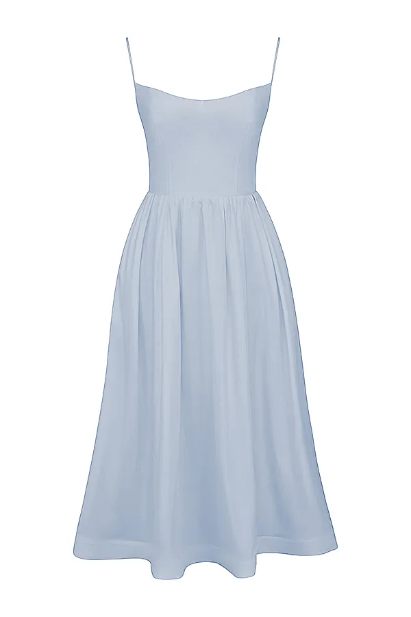 House Of CB LolitaSoft Blue Corset Sundress Soft Women Corset Dresses