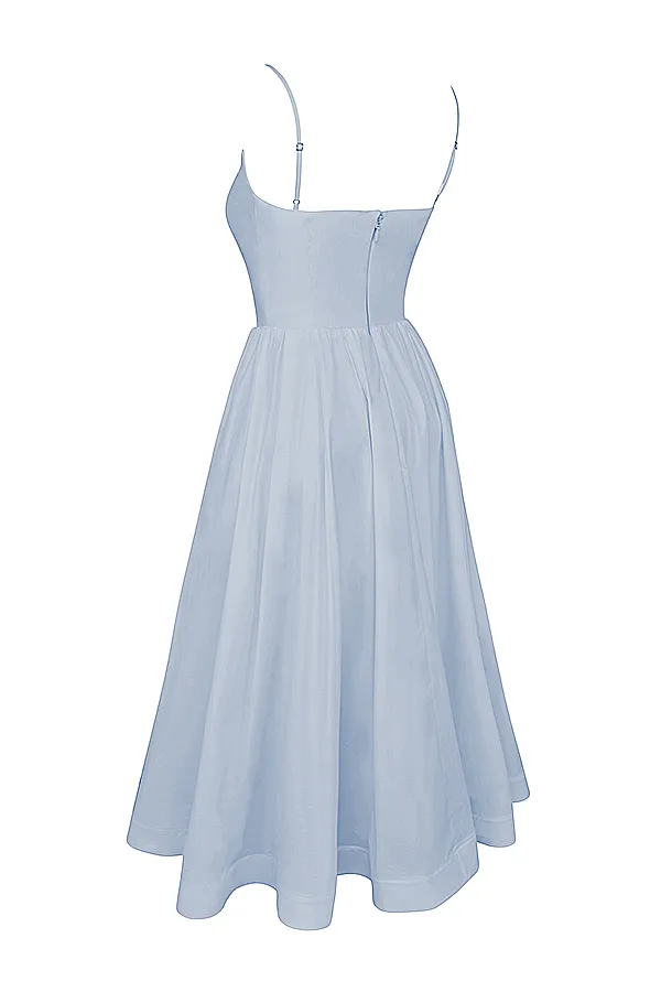 House Of CB LolitaSoft Blue Corset Sundress Soft Women Corset Dresses
