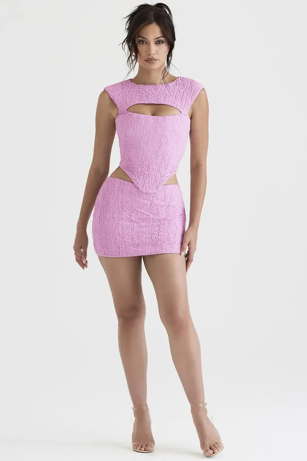 House Of CB PaolaPink Cutout Corset 8211 SALE Pink Women Corsets