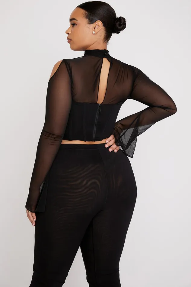 House Of CB PaulinaBlack High Neck Corset 8211 SALE Black Women Corsets