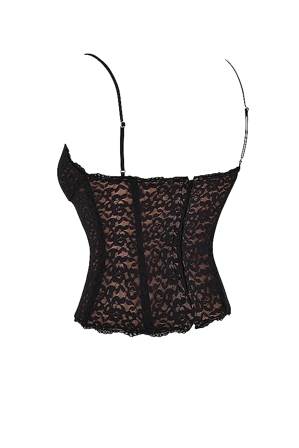 House Of CB RominaBlack Lace Corset Black Women Corsets