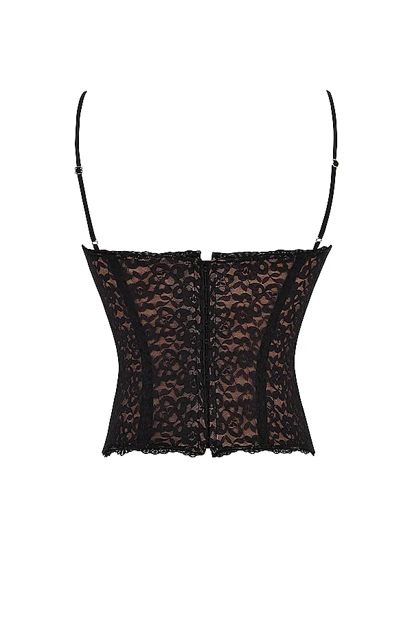 House Of CB RominaBlack Lace Corset Black Women Corsets
