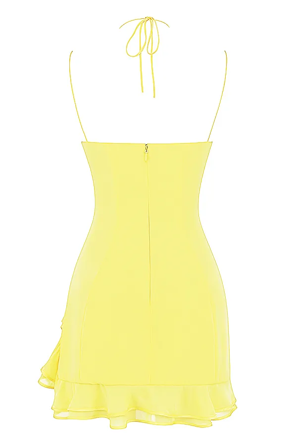 House Of CB RossellaButtercup Ruffle Mini Dress 8211 SALE Buttercup Women Mini Dresses