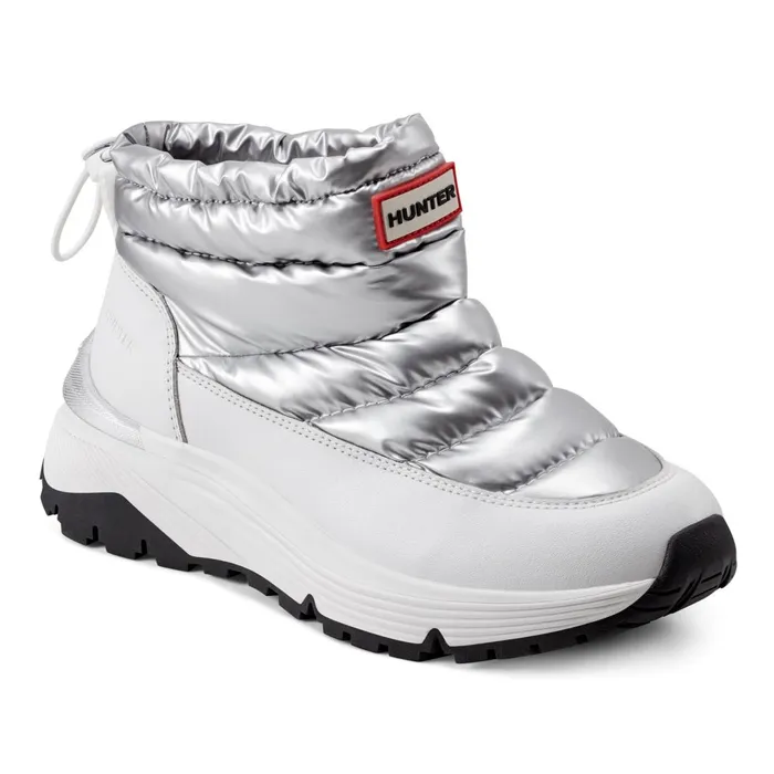 Hunter Boots Anne Insulated Waterproof Snow Booties Silver Women Insulated and Snow Boots Hunter Boots Anne Insulated Waterproof Snow Booties Silver Women Insulated and Snow Boots