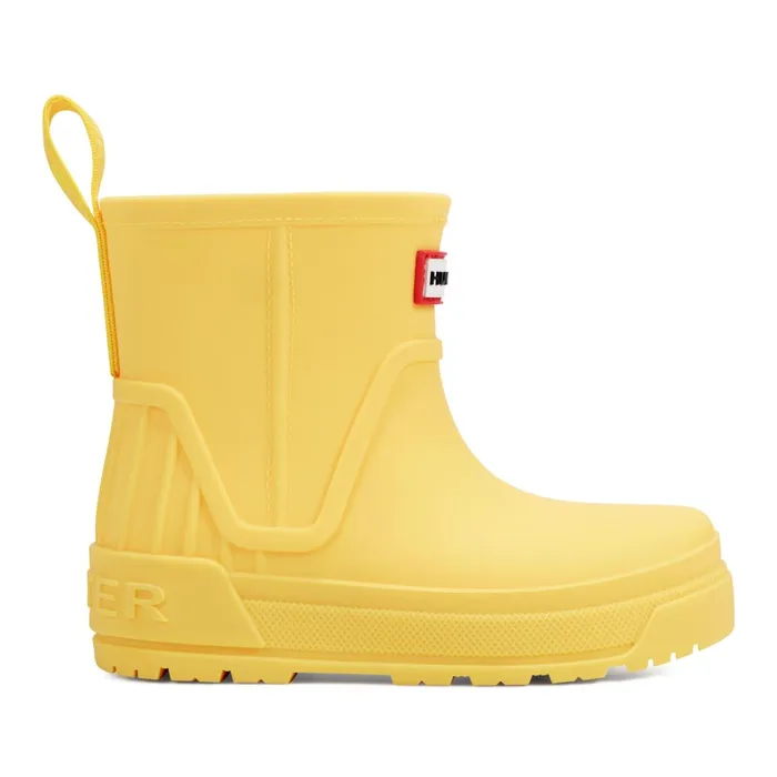 Hunter Boots Big Kids Grace Waterproof Rain Boots Yellow Kids Rain Boots