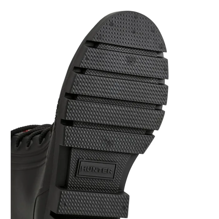 Hunter Boots Diana Waterproof LaceUp Rain Boots Black Women Short and Ankle Boots Hunter Boots Diana Waterproof LaceUp Rain Boots Black Women Short and Ankle Boots