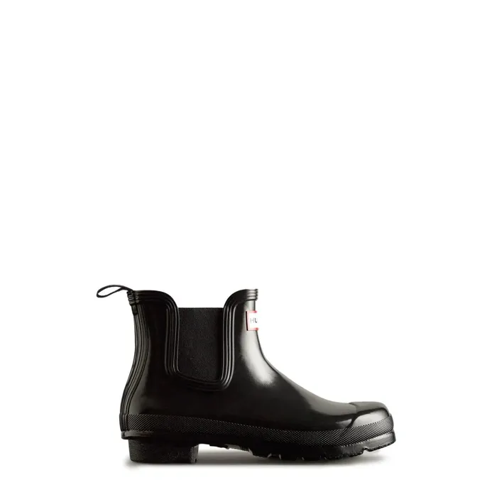 Hunter Boots Original Gloss Chelsea Boots 8211 Hunter Boots Black Women Short and Ankle Boots Hunter Boots Original Gloss Chelsea Boots 8211 Hunter Boots Black Women Short and Ankle Boots