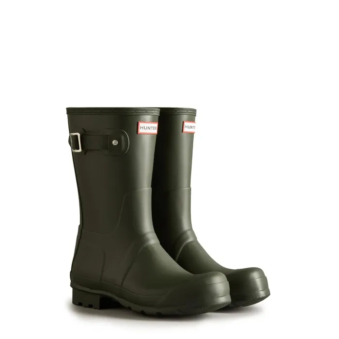 Hunter Boots Original Short Rain Boots Dark Olive Men Short and Ankle Boots Hunter Boots Original Short Rain Boots Dark Olive Men Short and Ankle Boots
