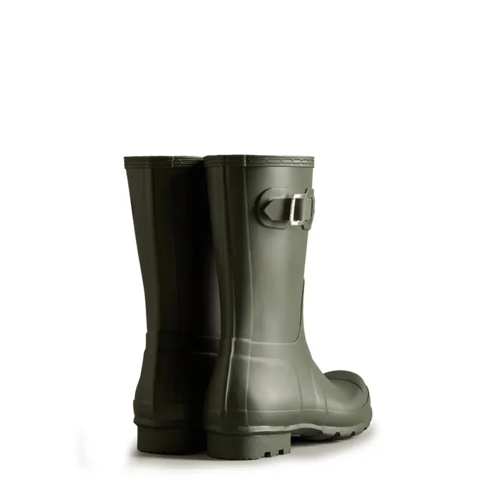 Hunter Boots Original Short Rain Boots Dark Olive Men Short and Ankle Boots Hunter Boots Original Short Rain Boots Dark Olive Men Short and Ankle Boots