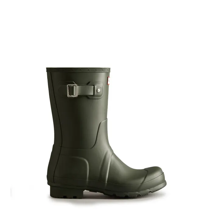 Hunter Boots Original Short Rain Boots Dark Olive Men Short and Ankle Boots Hunter Boots Original Short Rain Boots Dark Olive Men Short and Ankle Boots
