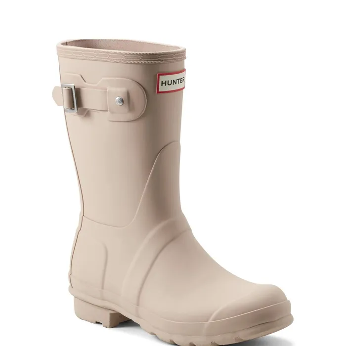 Hunter Boots Original Short Rain Boots Medium Natural Women Short and Ankle Boots Hunter Boots Original Short Rain Boots Medium Natural Women Short and Ankle Boots