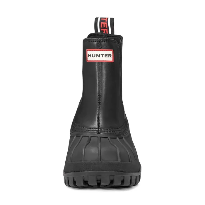 Hunter Boots Sutton Waterproof Duck Boots Black Women Insulated and Snow Boots Hunter Boots Sutton Waterproof Duck Boots Black Women Insulated and Snow Boots