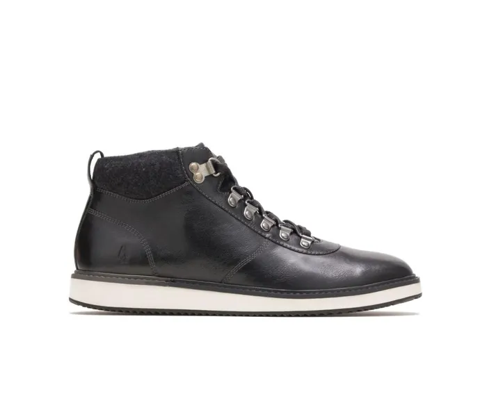 Hush Puppies Boots Men Heath Hiker Boot Black Leather