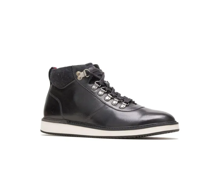 Hush Puppies Boots Men Heath Hiker Boot Black Leather Hush Puppies Boots Men Heath Hiker Boot Black Leather