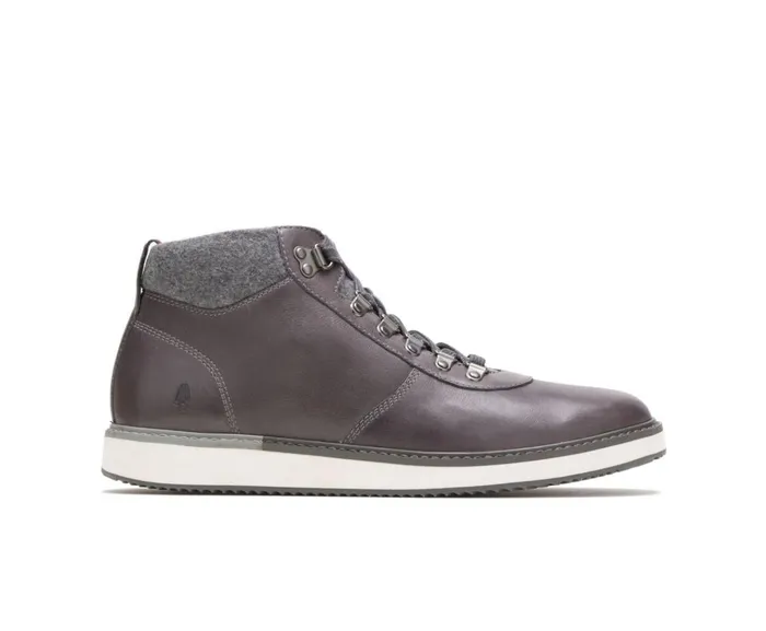 Hush Puppies Boots Men Heath Hiker Boot Dark Grey Leather