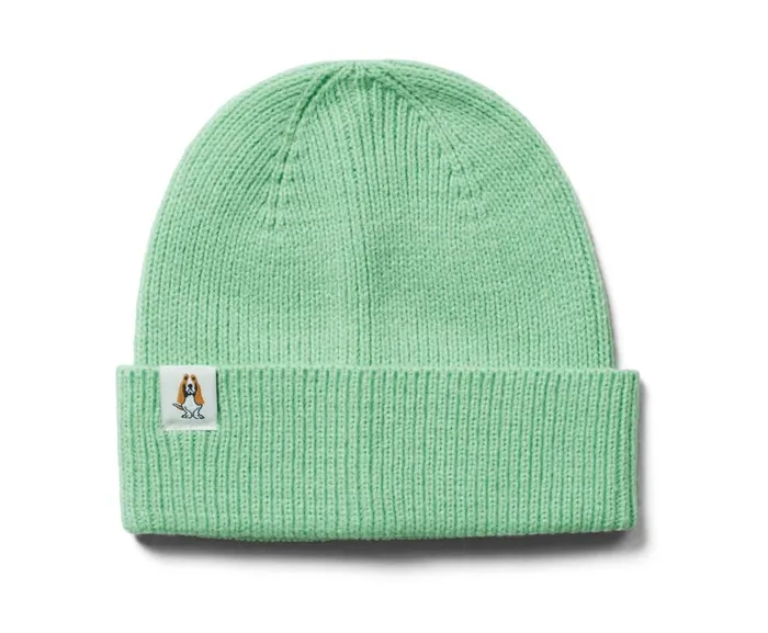 Hush Puppies Hats MenWomen Knit Beanie Light Sage Green