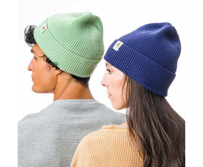 Hush Puppies Hats MenWomen Knit Beanie Light Sage Green