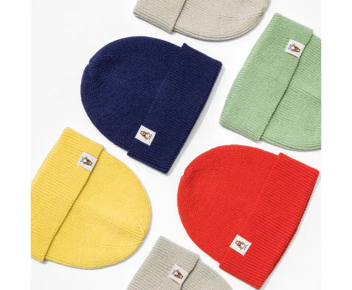 Hush Puppies Hats MenWomen Knit Beanie Light Sage Green
