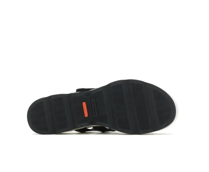 Hush Puppies Sandals Women Andi Slide Black Leather Hush Puppies Sandals Women Andi Slide Black Leather