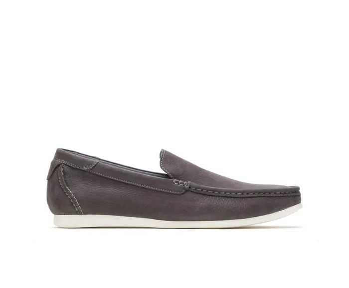 Hush Puppies SlipOns Men Shane Venetian Frost Gray Nubuck