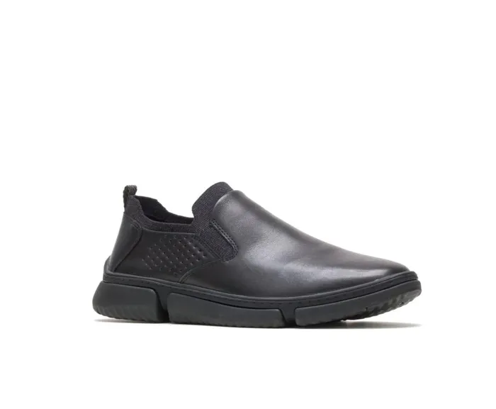 Hush Puppies Sneakers Men Bennet Plain Toe SlipOn Black Leather Hush Puppies Sneakers Men Bennet Plain Toe SlipOn Black Leather