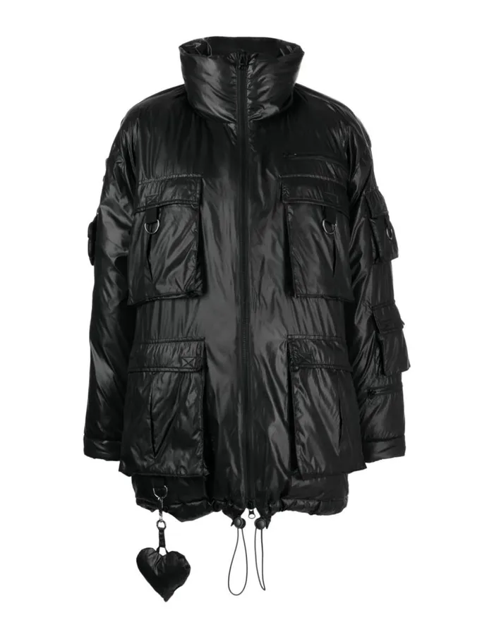 Jackets and Coats Women Cynthia Rowley Cargo Pocket Puffer Coat