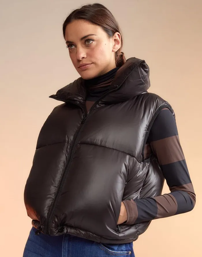 Jackets and Coats Women Cynthia Rowley Nylon Puffer Vest