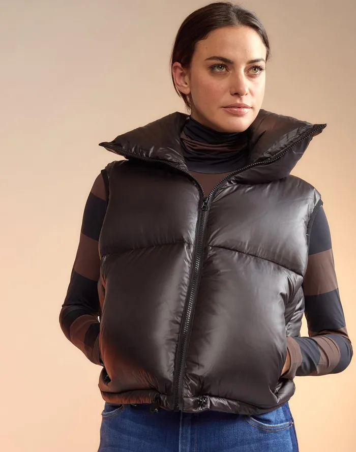 Jackets and Coats Women Cynthia Rowley Nylon Puffer Vest