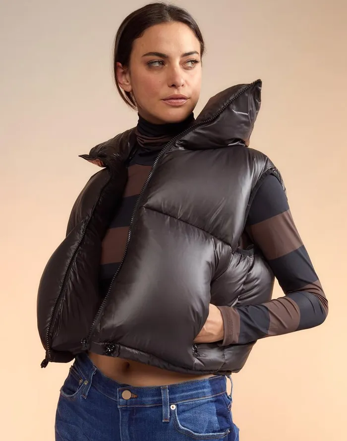 Jackets and Coats Women Cynthia Rowley Nylon Puffer Vest