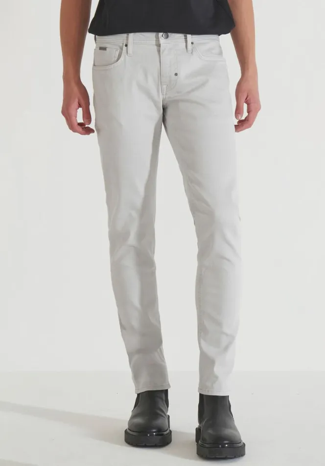Jeans Men Antony Morato Ozzy Tapered Fit Jeans In Vintage Coloured Denim Ice