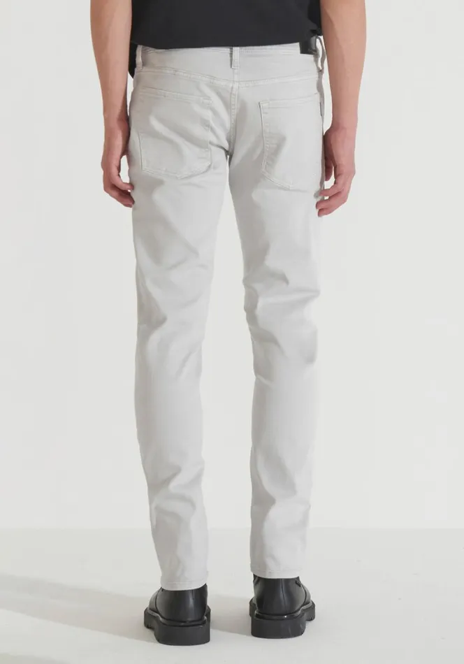 Jeans Men Antony Morato Ozzy Tapered Fit Jeans In Vintage Coloured Denim Ice Jeans Men Antony Morato Ozzy Tapered Fit Jeans In Vintage Coloured Denim Ice