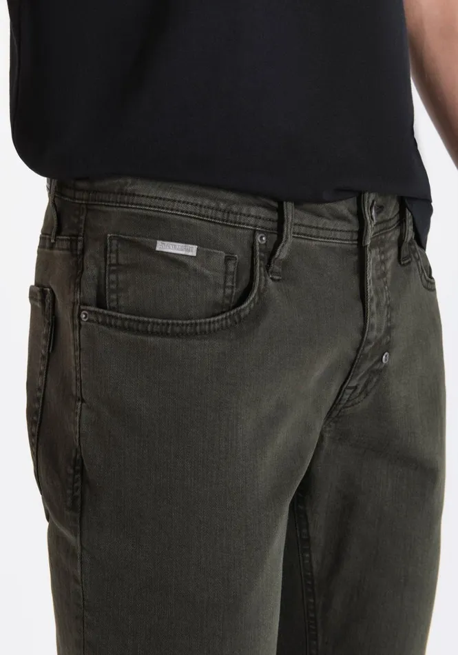 Jeans Men Antony Morato Tapered Fit 034Ozzy034 Jeans In Green Denim Dark Olive Green